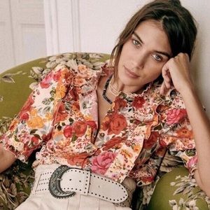 Sezane Guillemette Blouse